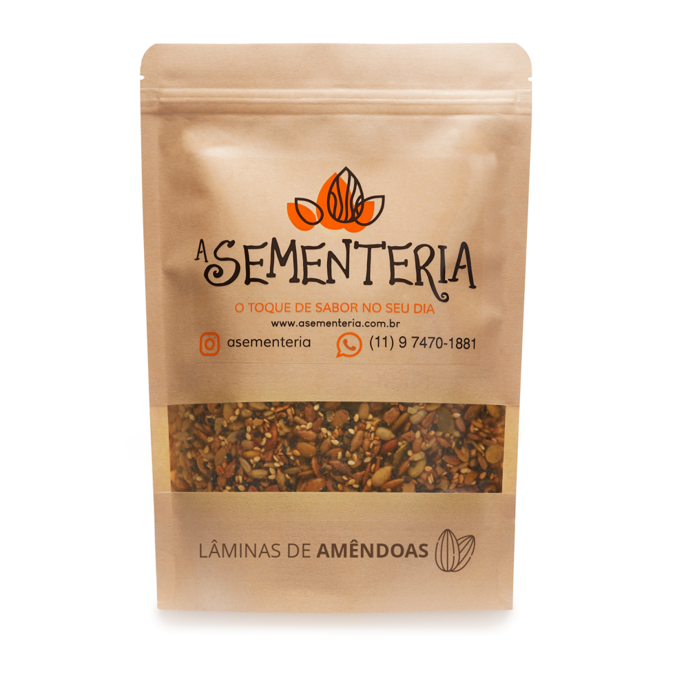 Mix de Sementes Lâminas de Amêndoas 1 kg